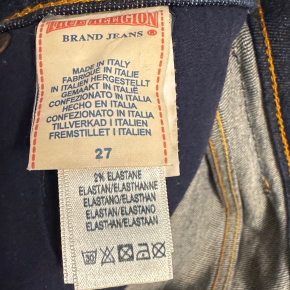 True Religion Dark Blue Women's Boot Cut Jeans - Picture 4 of 5